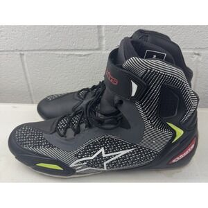 Alpinestars Faster-3 Rideknit Shoes Black Mens Size US 11.5/EU 45 - 2510319
